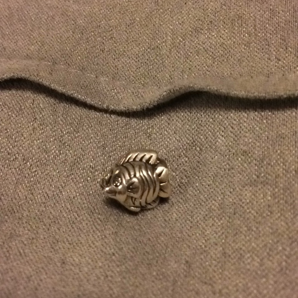 Silver PANDORA Charm Tropical Fish